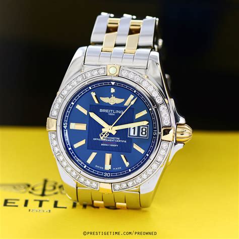 pre owned diamond Breitling watches